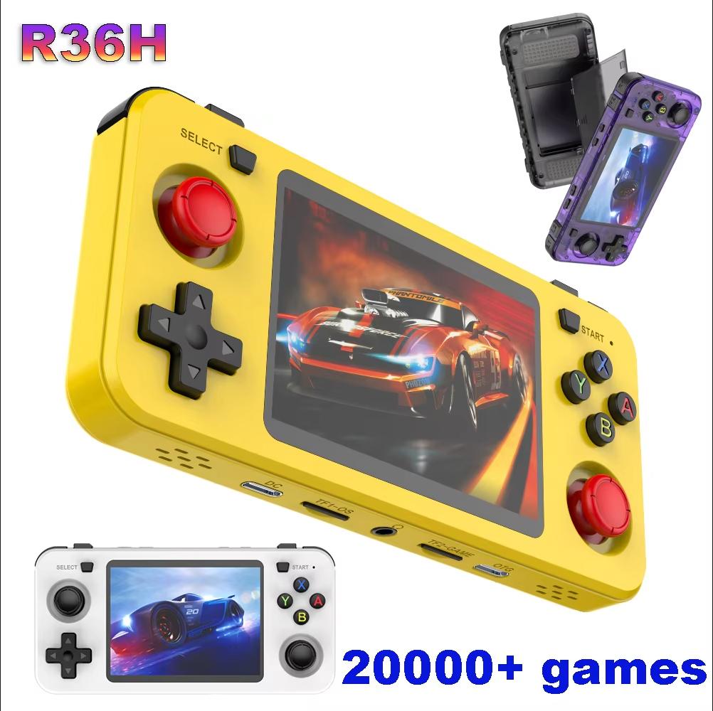 Retro Handheld Game Console R36S - جهاز ألعاب محمول R36H ARKOS ريترو،