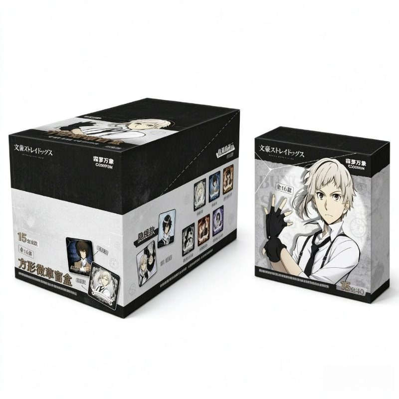 Anime Action Figure Blind Box - شارة مربعة من سلسلة 