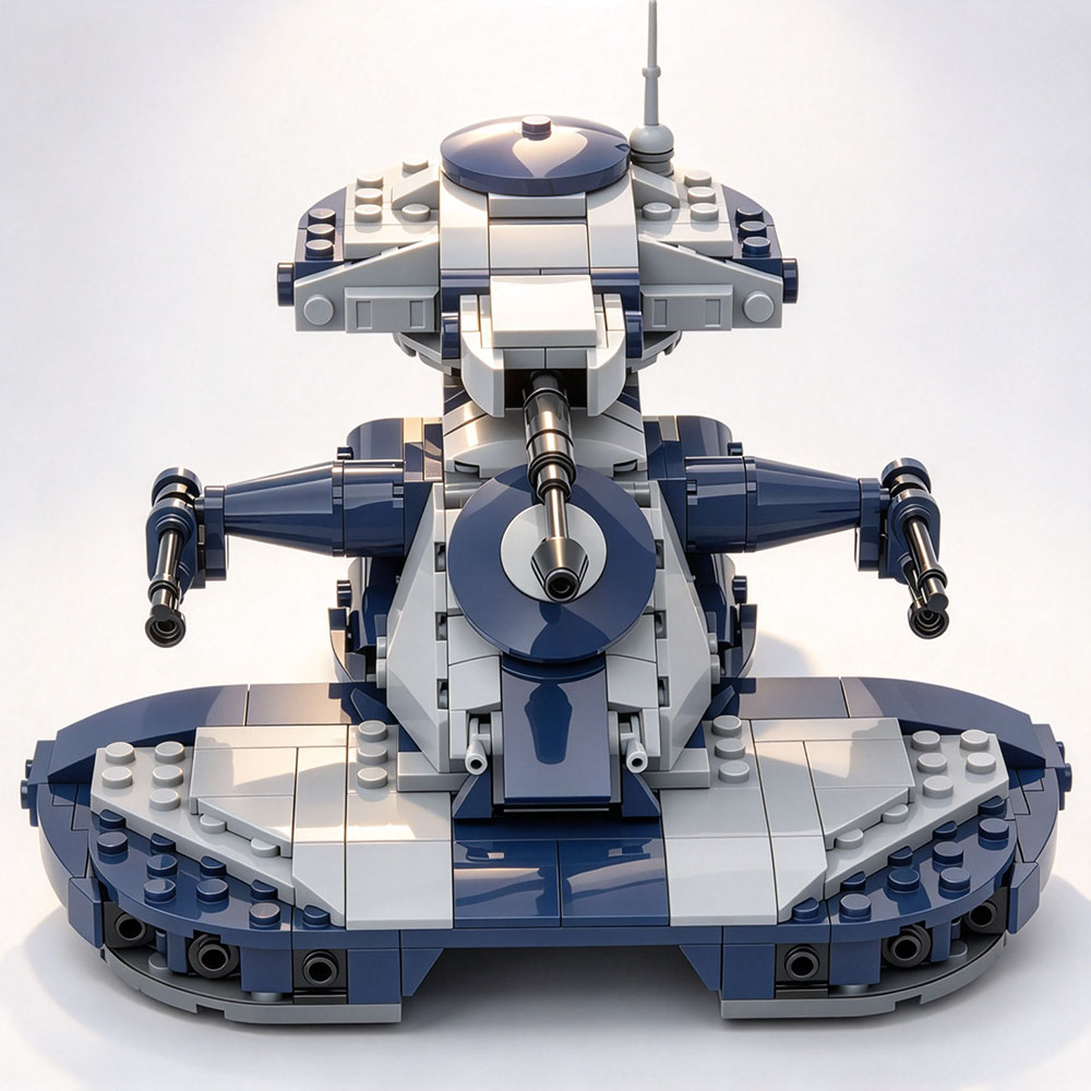 مجموعة مكعبات بناء دبابة هجومي - مراجعة Lego Compatible Military Tank وسعره