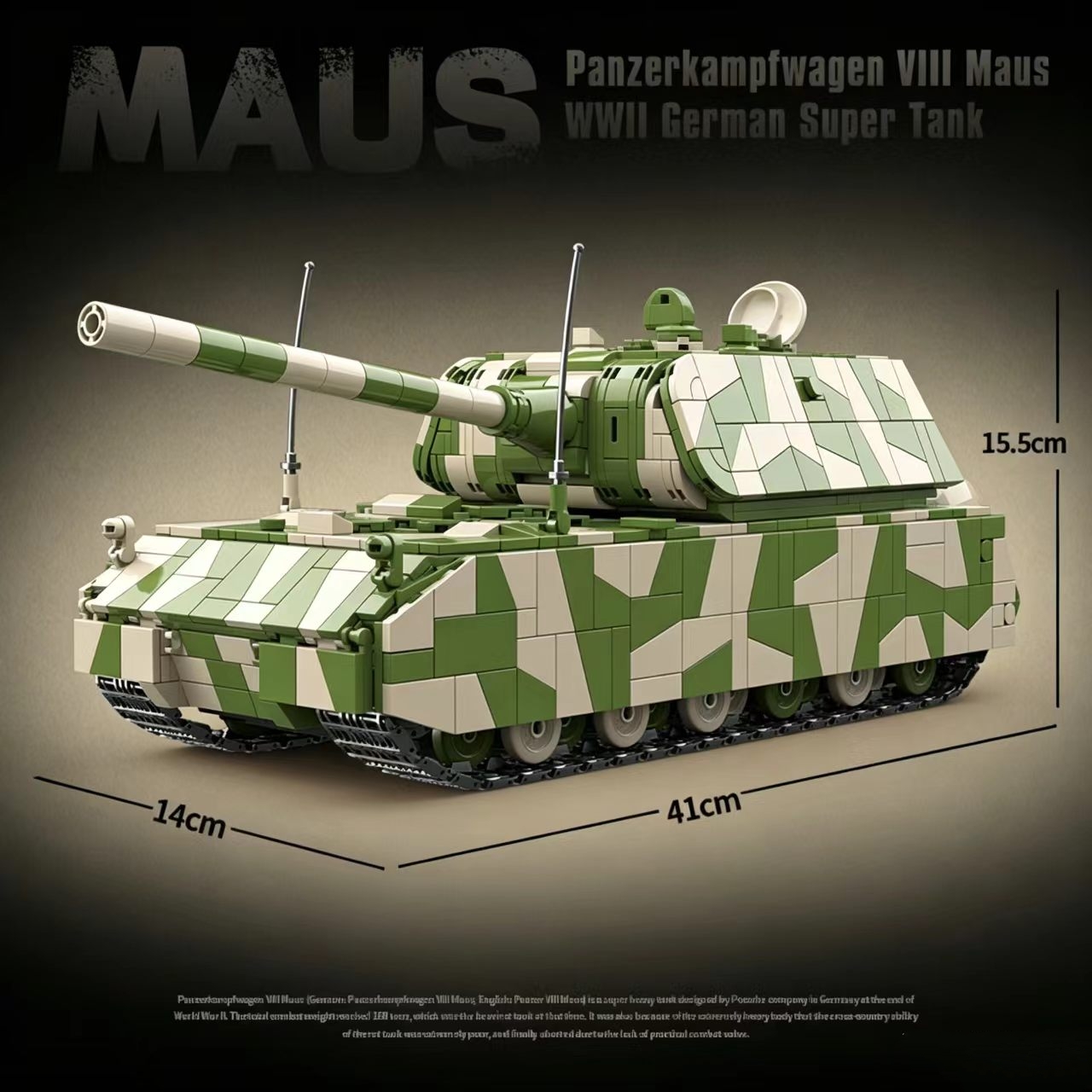 مجموعة مكعبات بناء دبابة عسكري - مراجعة Lego Compatible Military Tank وسعره
