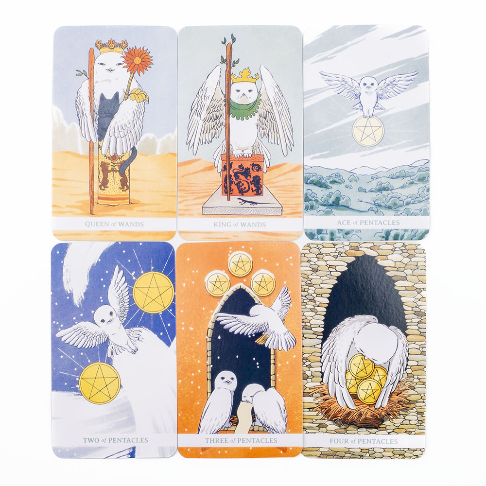 White Winny Tarot الإصدار الإن - مراجعة Tarot Cards Deck With Guidebook وسعره