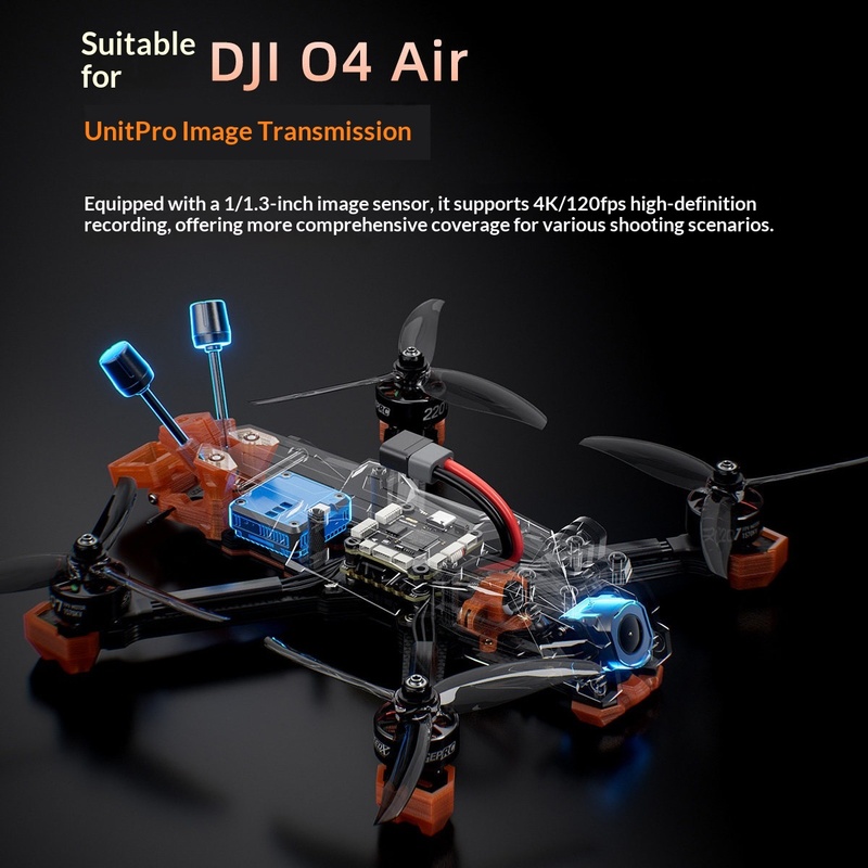 طائرة بدون طيار جديدة Geprc Va - مراجعة Fpv Brushless Rc Drone 4K وسعره