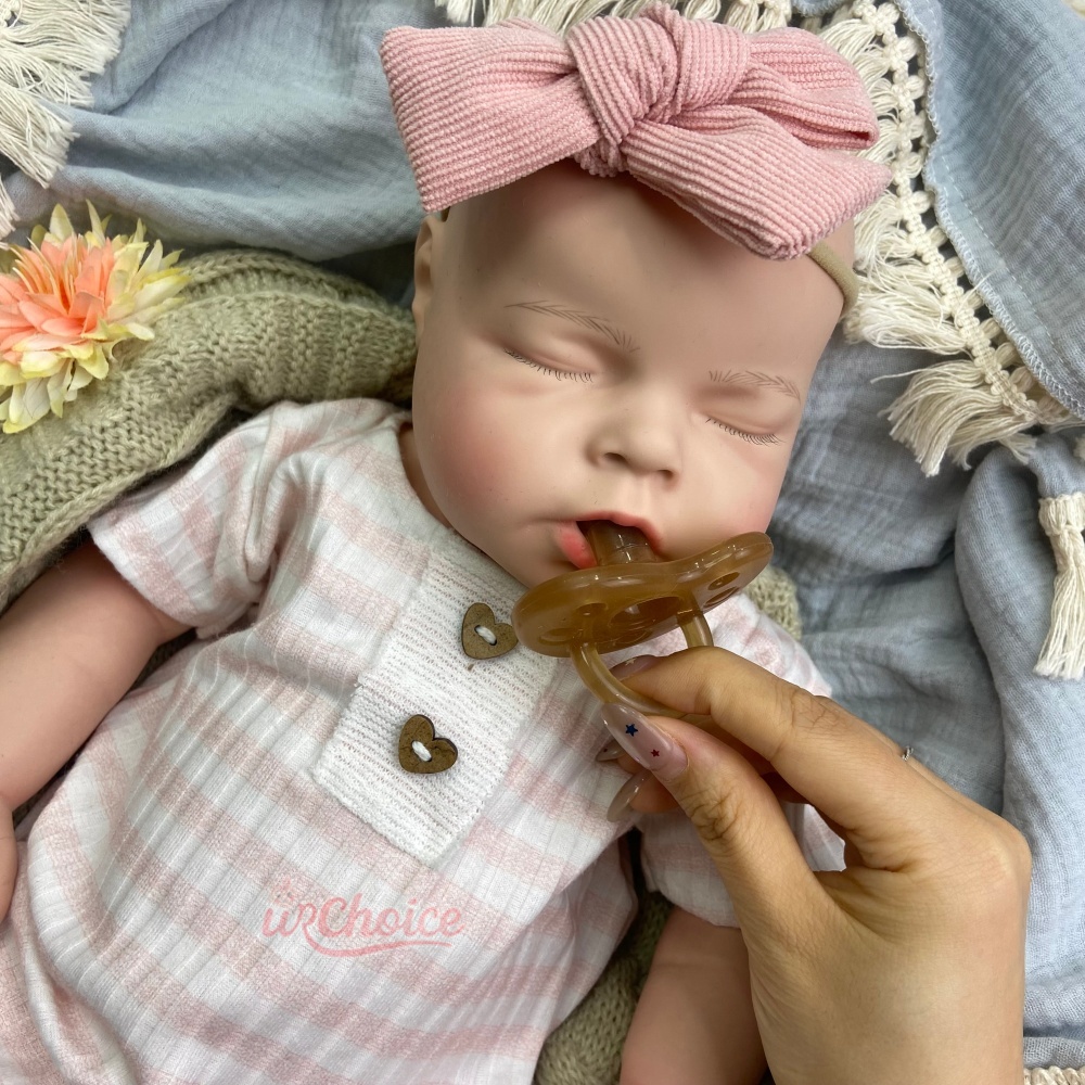 دمية طفلة واقعية بحجم 20 بوصة، - مراجعة Reborn Baby Doll Silicone Realistic وسعره